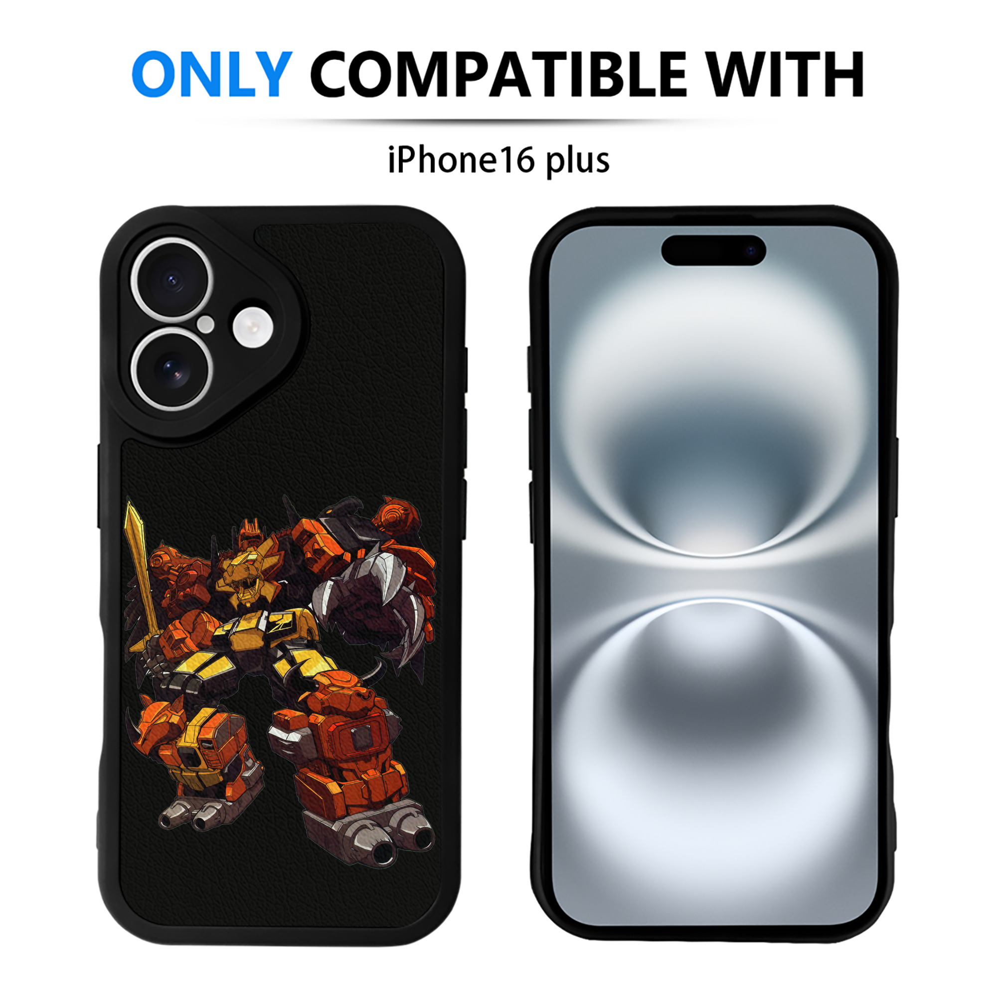 （画像用）  【iPhone 16シリーズ対応】シリコンスマホケース（レザー調） 材質：シリコン
